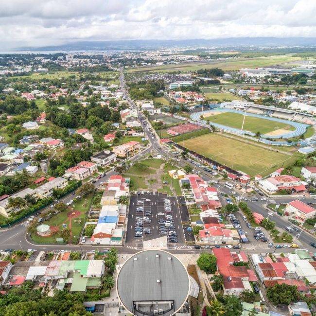 Chantier parking abymes guadeloupe