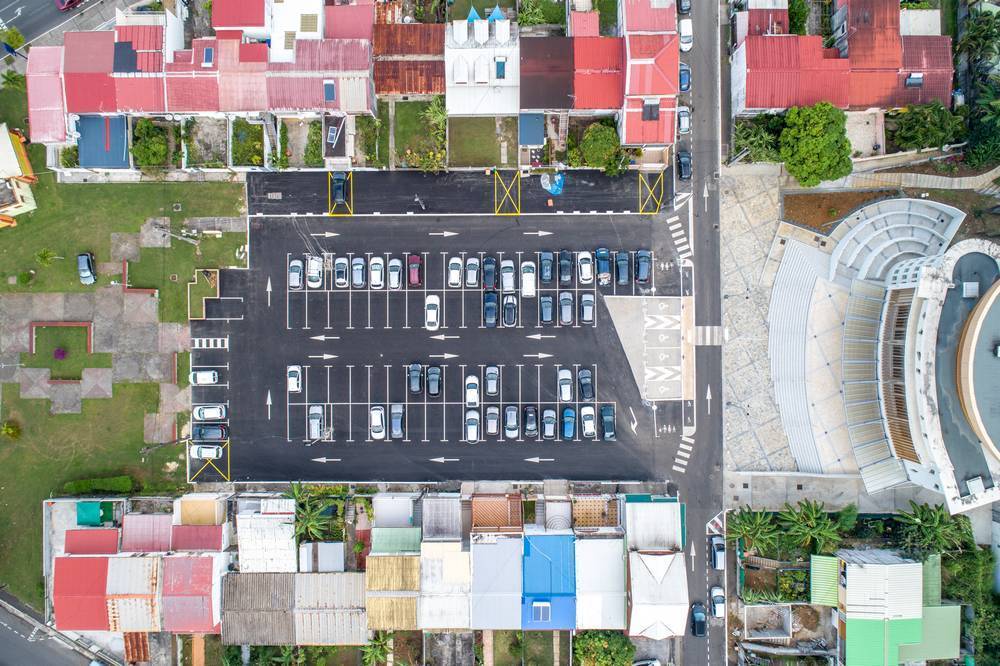 Chantier parking abymes guadeloupe