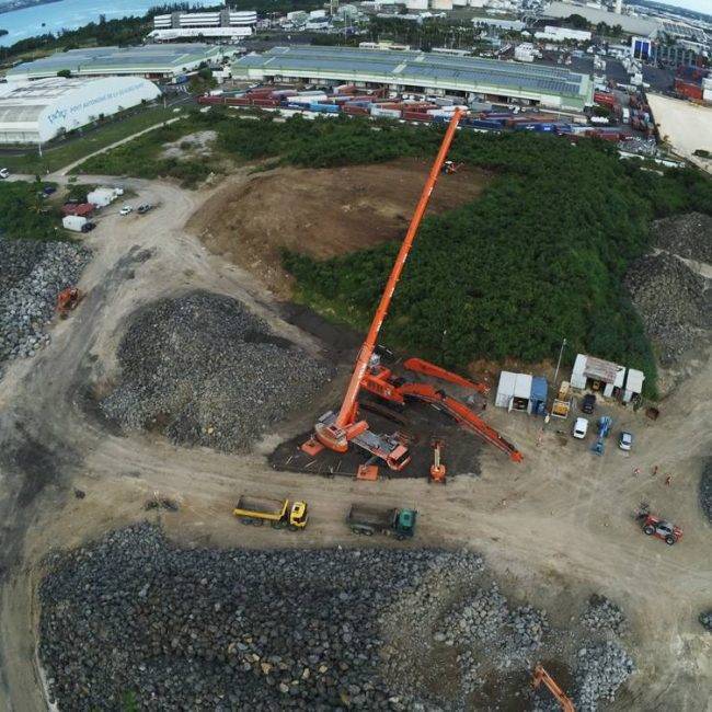 Sogetra guadeloupe chantier GPMG - Guadeloupe