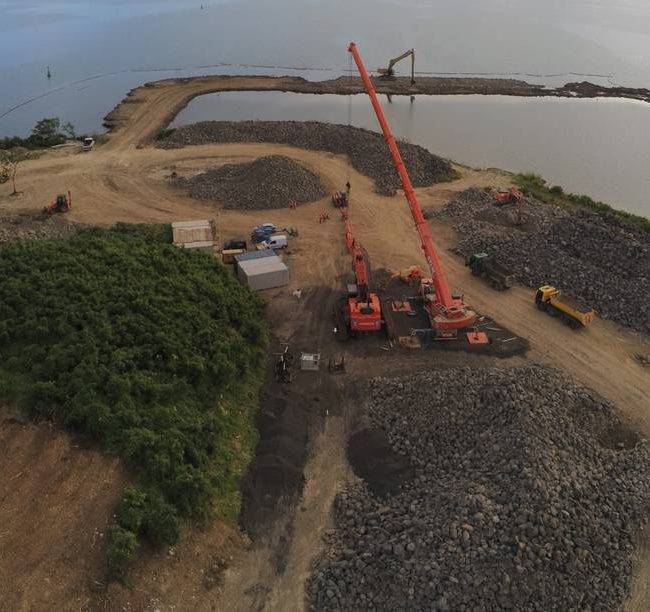 Sogetra guadeloupe chantier GPMG - Guadeloupe