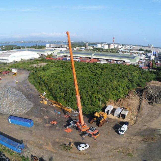 Sogetra guadeloupe chantier GPMG - Guadeloupe