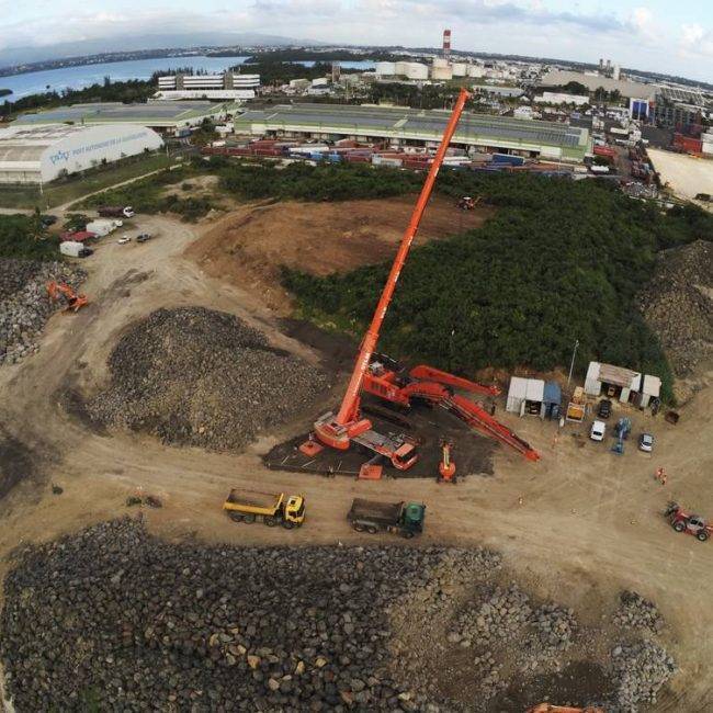 Sogetra guadeloupe chantier GPMG - Guadeloupe