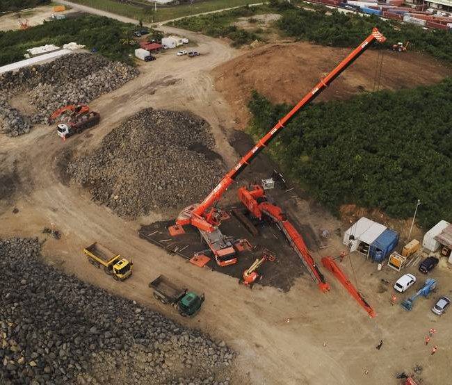 Sogetra guadeloupe chantier GPMG - Guadeloupe