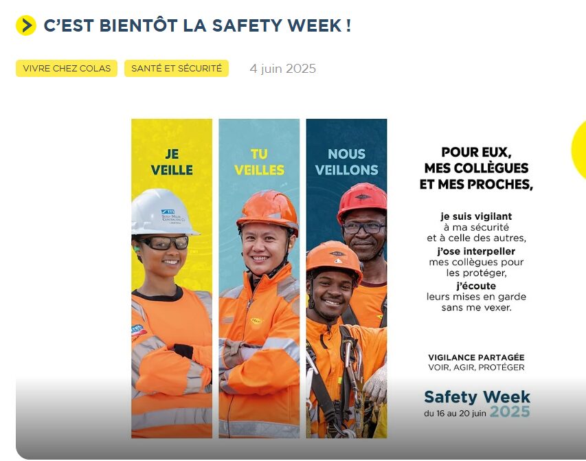 La Safety Week revient !